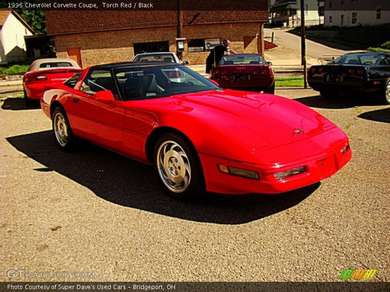 Torch Red / Black 1996 Chevrolet Corvette Coupe