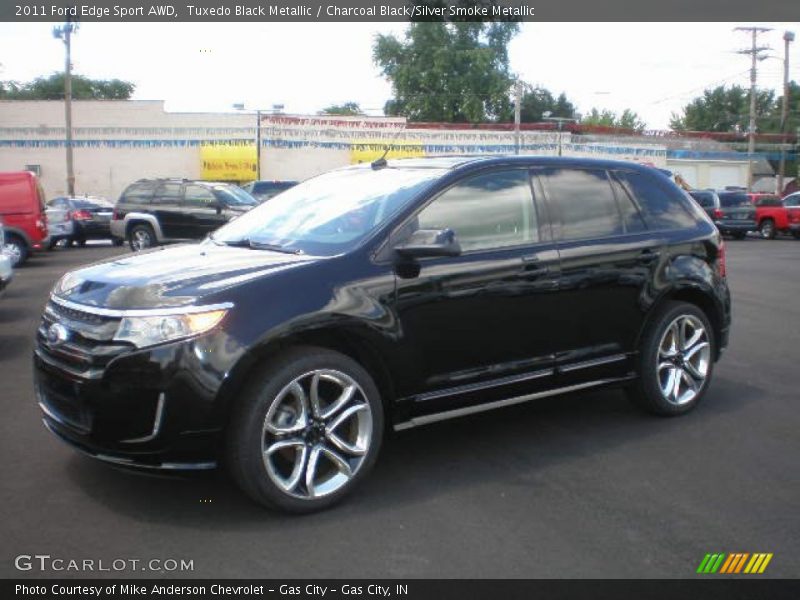 Tuxedo Black Metallic / Charcoal Black/Silver Smoke Metallic 2011 Ford Edge Sport AWD