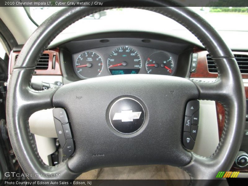 Cyber Gray Metallic / Gray 2010 Chevrolet Impala LT
