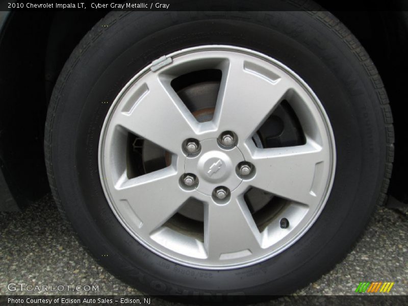 Cyber Gray Metallic / Gray 2010 Chevrolet Impala LT
