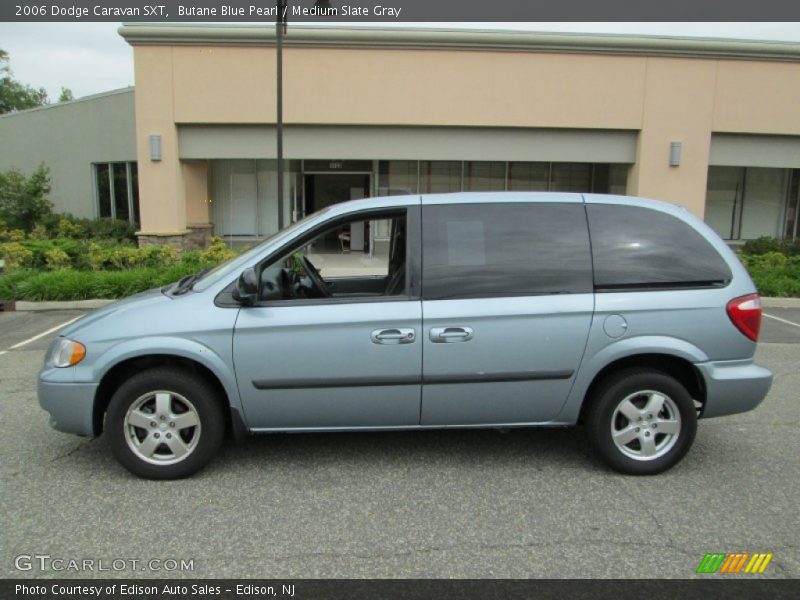 Butane Blue Pearl / Medium Slate Gray 2006 Dodge Caravan SXT