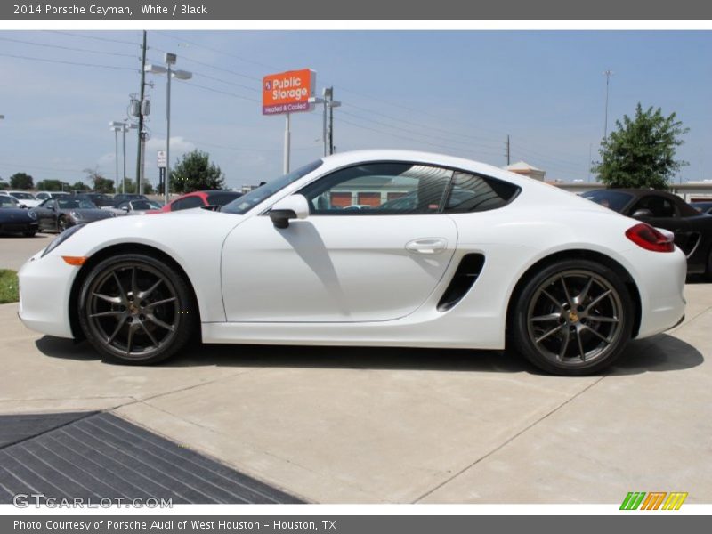 White / Black 2014 Porsche Cayman