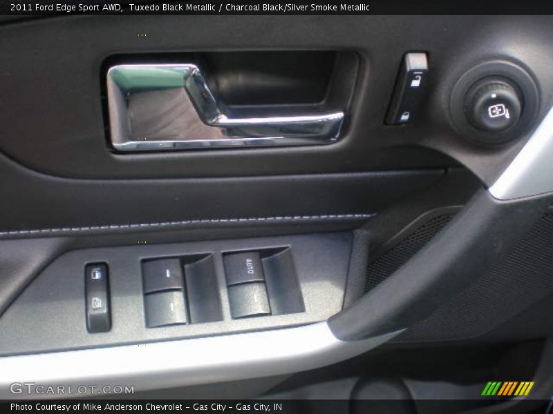 Tuxedo Black Metallic / Charcoal Black/Silver Smoke Metallic 2011 Ford Edge Sport AWD