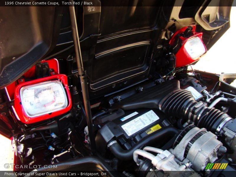 Torch Red / Black 1996 Chevrolet Corvette Coupe