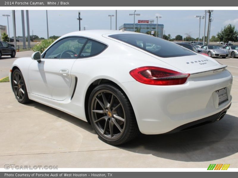 White / Black 2014 Porsche Cayman