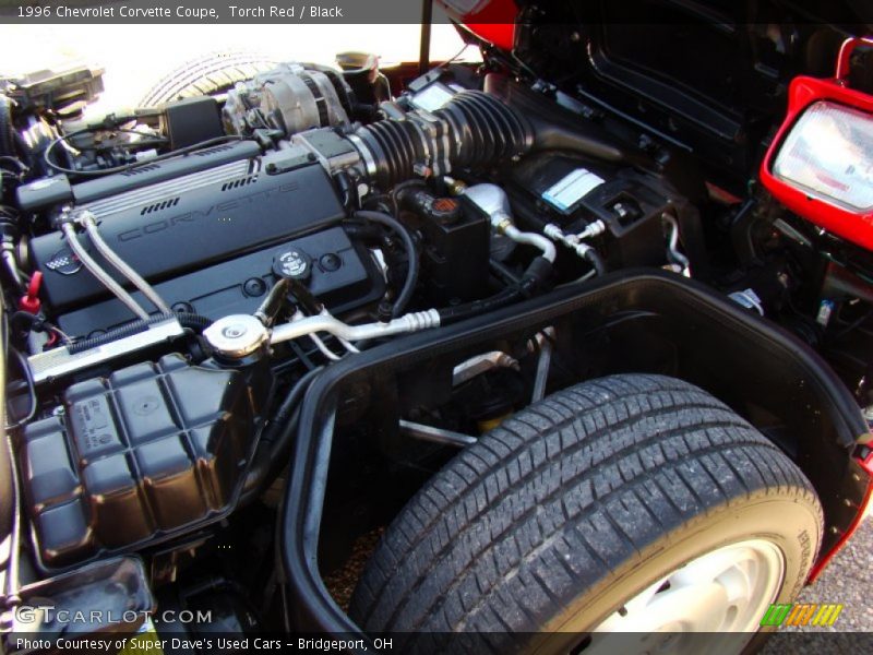 Torch Red / Black 1996 Chevrolet Corvette Coupe