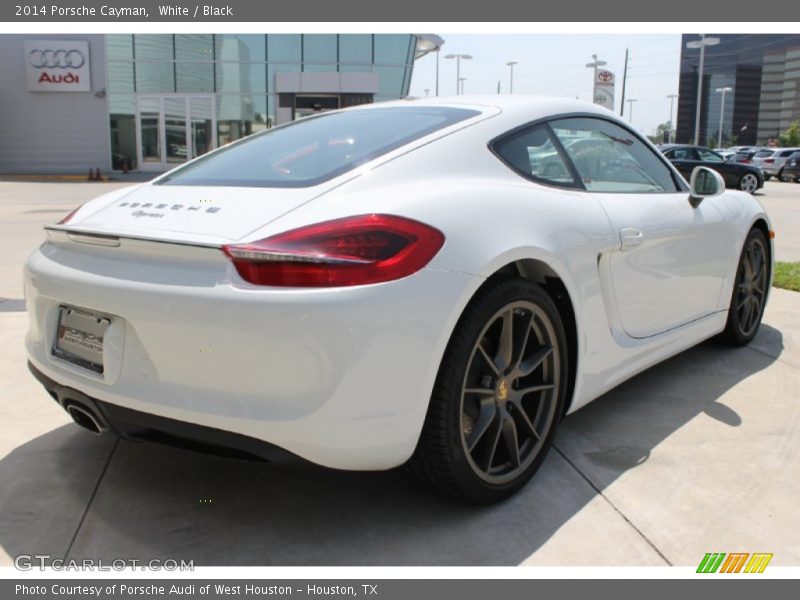White / Black 2014 Porsche Cayman