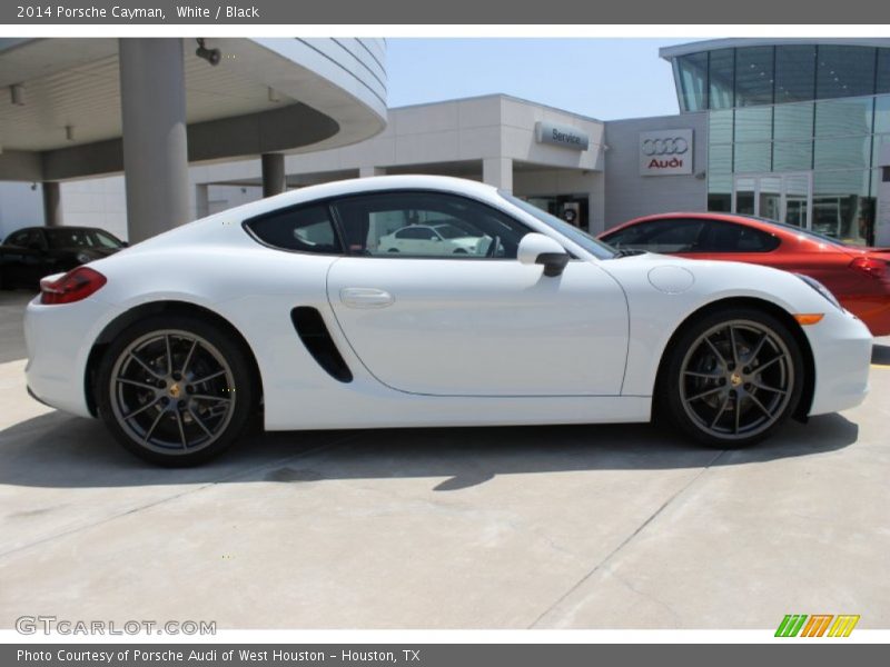 White / Black 2014 Porsche Cayman