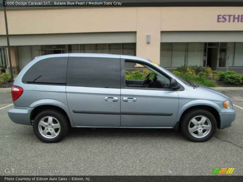Butane Blue Pearl / Medium Slate Gray 2006 Dodge Caravan SXT