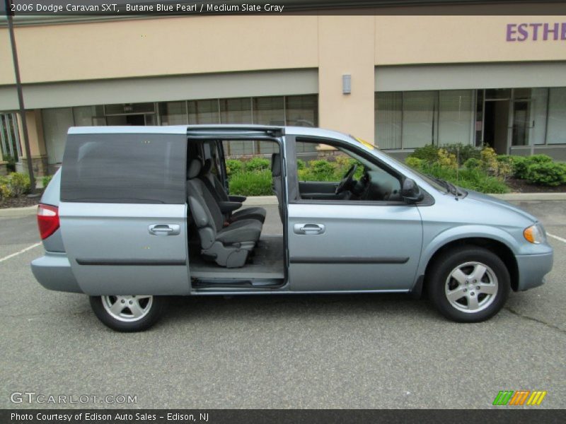 Butane Blue Pearl / Medium Slate Gray 2006 Dodge Caravan SXT