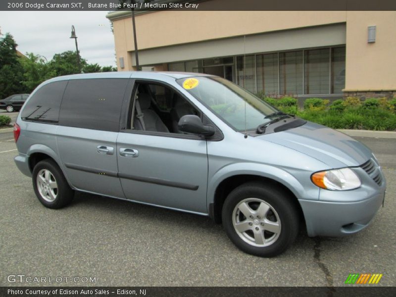 Butane Blue Pearl / Medium Slate Gray 2006 Dodge Caravan SXT