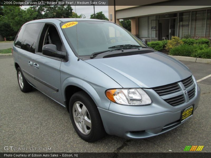 Butane Blue Pearl / Medium Slate Gray 2006 Dodge Caravan SXT