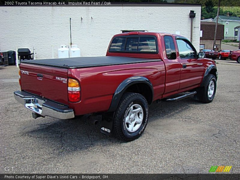 Impulse Red Pearl / Oak 2002 Toyota Tacoma Xtracab 4x4