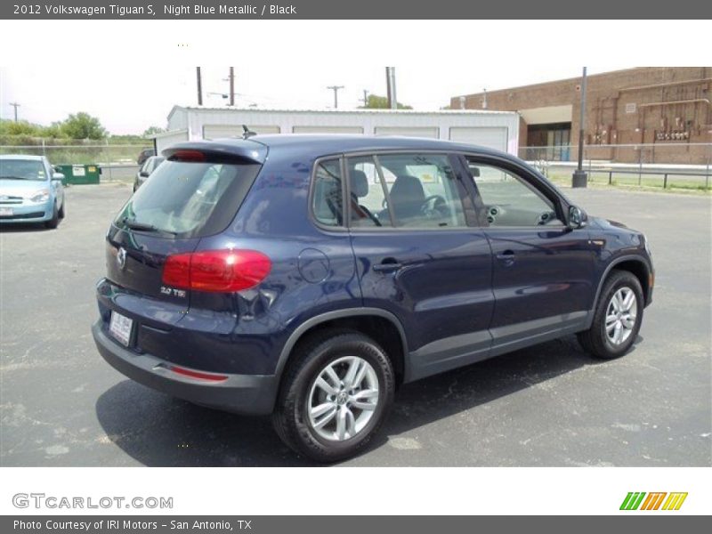 Night Blue Metallic / Black 2012 Volkswagen Tiguan S