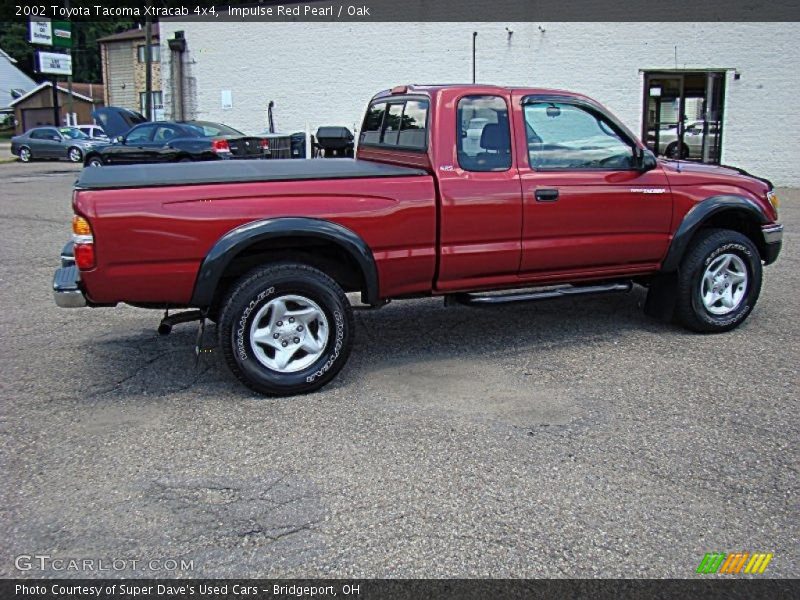 Impulse Red Pearl / Oak 2002 Toyota Tacoma Xtracab 4x4