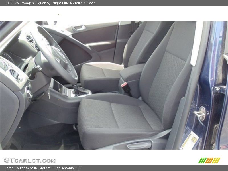 Night Blue Metallic / Black 2012 Volkswagen Tiguan S