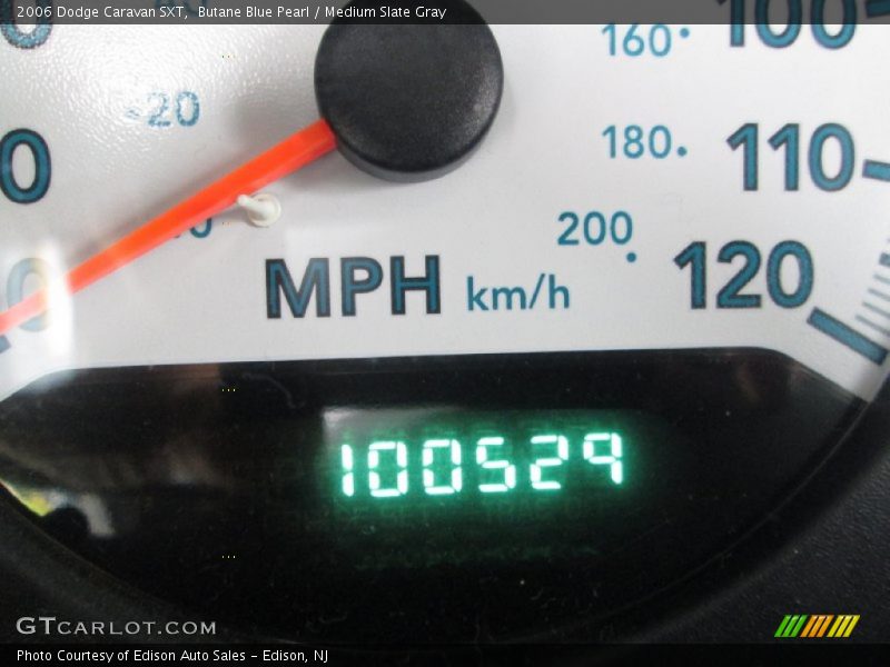 Butane Blue Pearl / Medium Slate Gray 2006 Dodge Caravan SXT