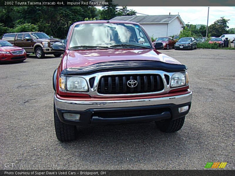 Impulse Red Pearl / Oak 2002 Toyota Tacoma Xtracab 4x4