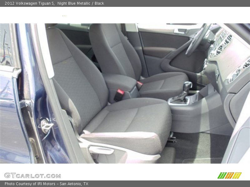 Night Blue Metallic / Black 2012 Volkswagen Tiguan S