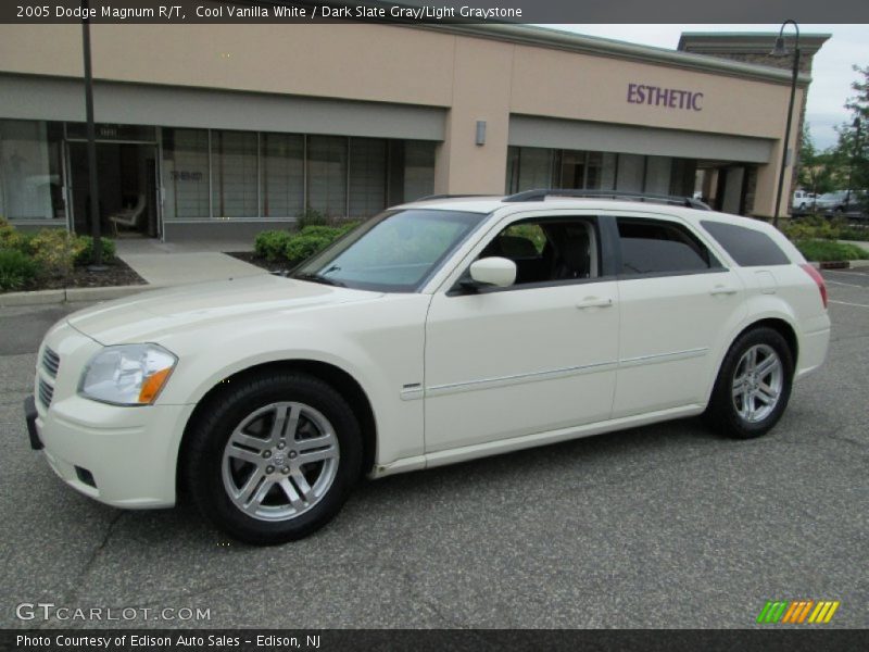 Cool Vanilla White / Dark Slate Gray/Light Graystone 2005 Dodge Magnum R/T