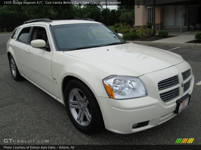 Cool Vanilla White / Dark Slate Gray/Light Graystone 2005 Dodge Magnum R/T
