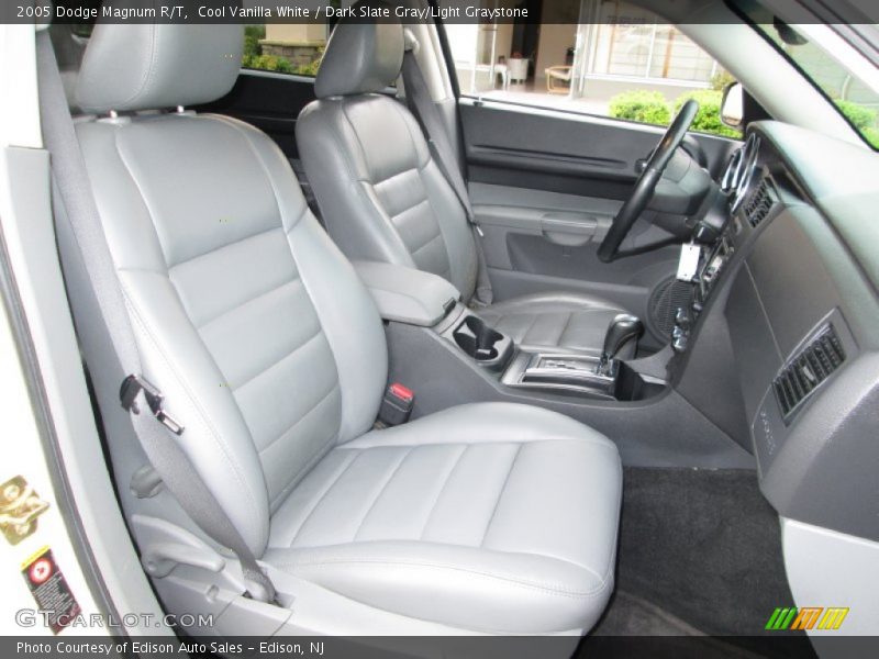 Cool Vanilla White / Dark Slate Gray/Light Graystone 2005 Dodge Magnum R/T