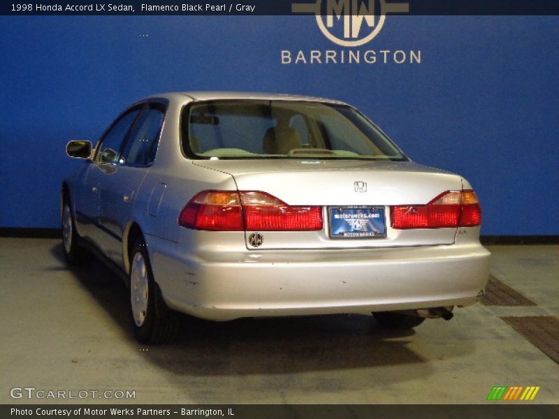 Flamenco Black Pearl / Gray 1998 Honda Accord LX Sedan