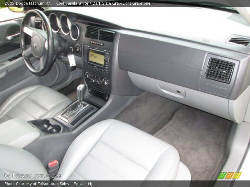 Cool Vanilla White / Dark Slate Gray/Light Graystone 2005 Dodge Magnum R/T