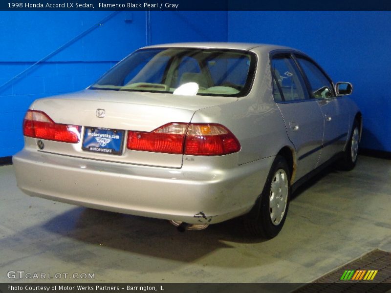 Flamenco Black Pearl / Gray 1998 Honda Accord LX Sedan