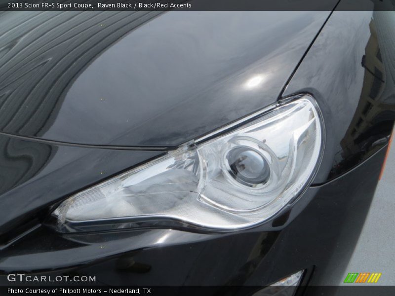 Raven Black / Black/Red Accents 2013 Scion FR-S Sport Coupe