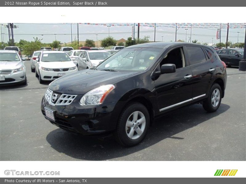Super Black / Black 2012 Nissan Rogue S Special Edition
