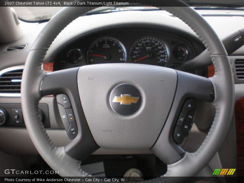 Black / Dark Titanium/Light Titanium 2007 Chevrolet Tahoe LTZ 4x4