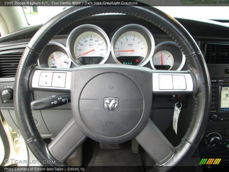 Cool Vanilla White / Dark Slate Gray/Light Graystone 2005 Dodge Magnum R/T
