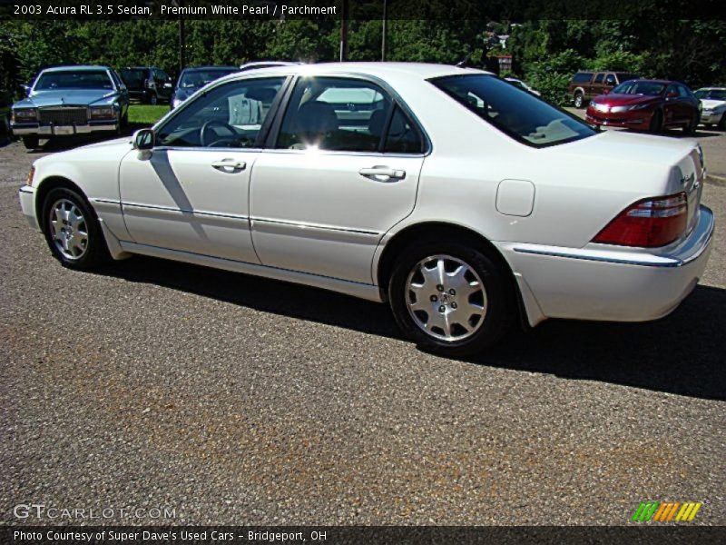 Premium White Pearl / Parchment 2003 Acura RL 3.5 Sedan