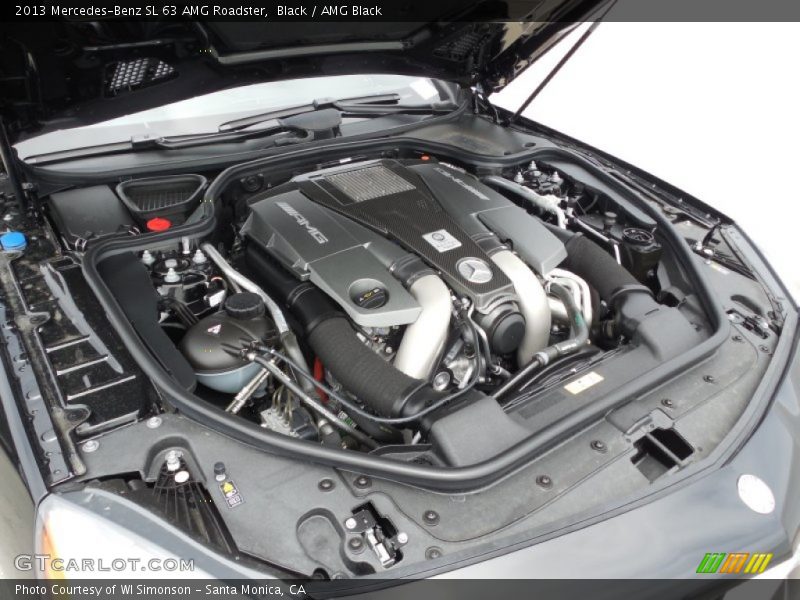  2013 SL 63 AMG Roadster Engine - 5.5 Liter AMG DI Biturbo DOHC 32-Valve V8