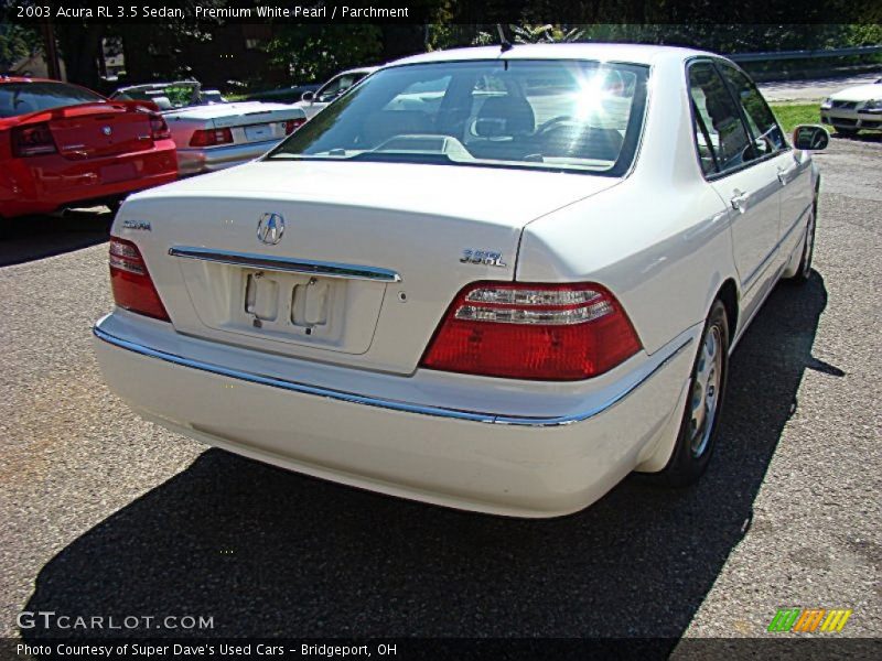 Premium White Pearl / Parchment 2003 Acura RL 3.5 Sedan