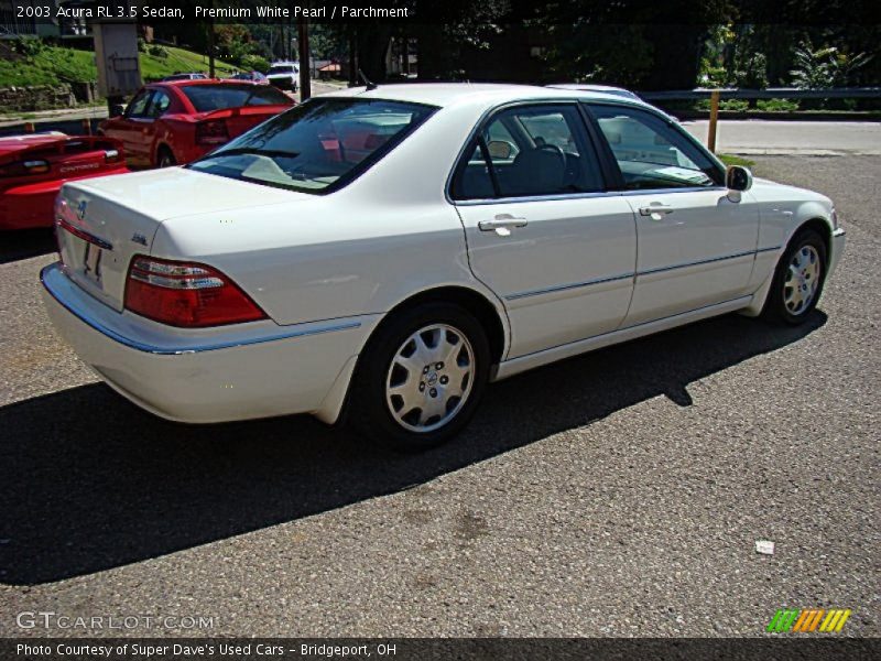 Premium White Pearl / Parchment 2003 Acura RL 3.5 Sedan