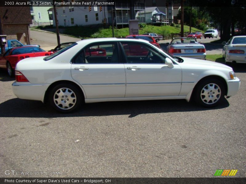 Premium White Pearl / Parchment 2003 Acura RL 3.5 Sedan