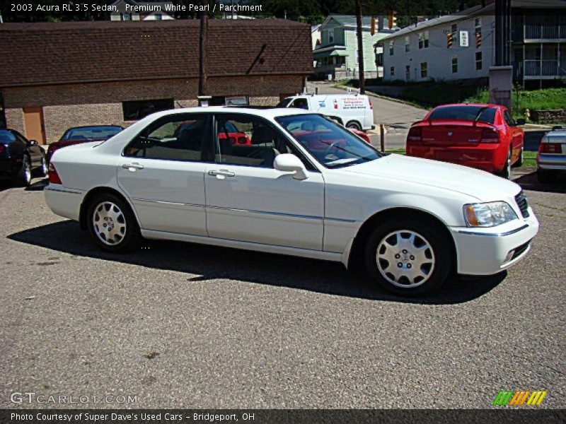 Premium White Pearl / Parchment 2003 Acura RL 3.5 Sedan
