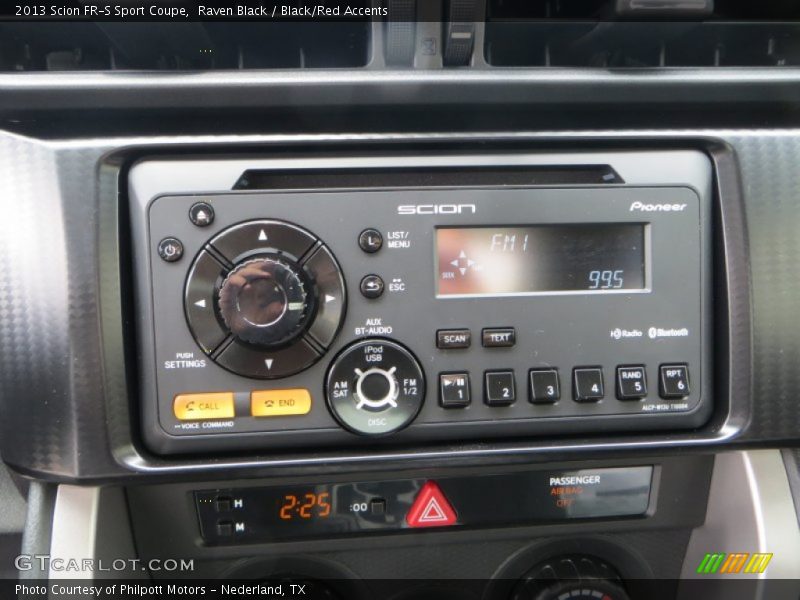 Audio System of 2013 FR-S Sport Coupe