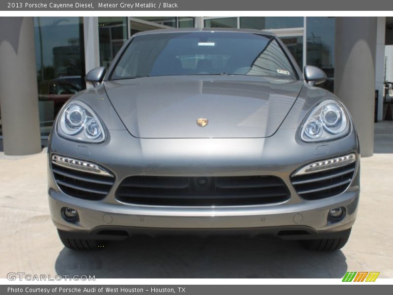 Meteor Grey Metallic / Black 2013 Porsche Cayenne Diesel