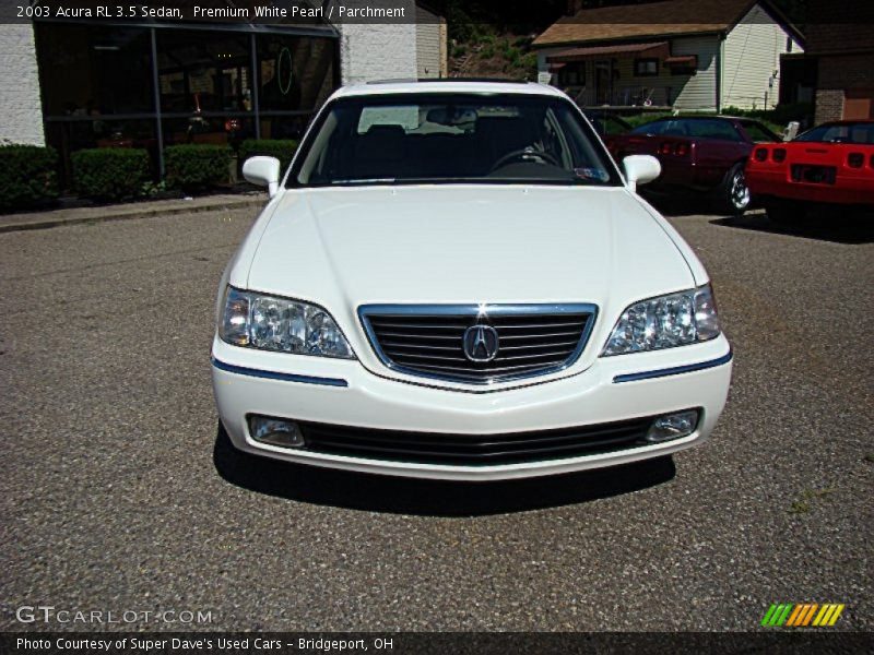 Premium White Pearl / Parchment 2003 Acura RL 3.5 Sedan