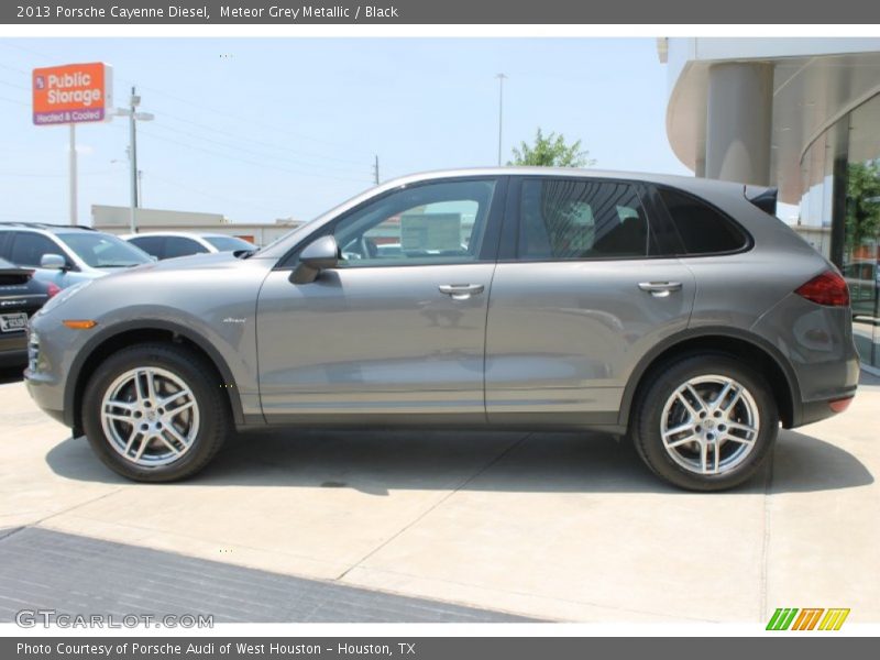 Meteor Grey Metallic / Black 2013 Porsche Cayenne Diesel