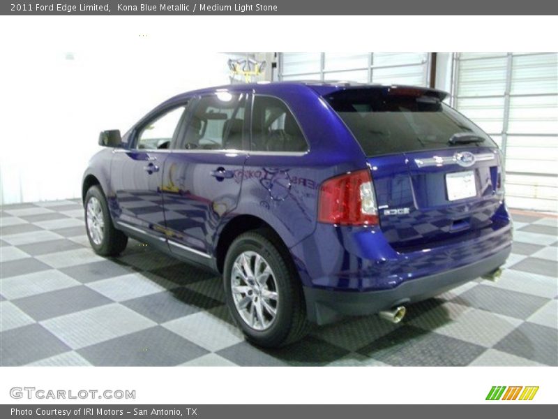 Kona Blue Metallic / Medium Light Stone 2011 Ford Edge Limited