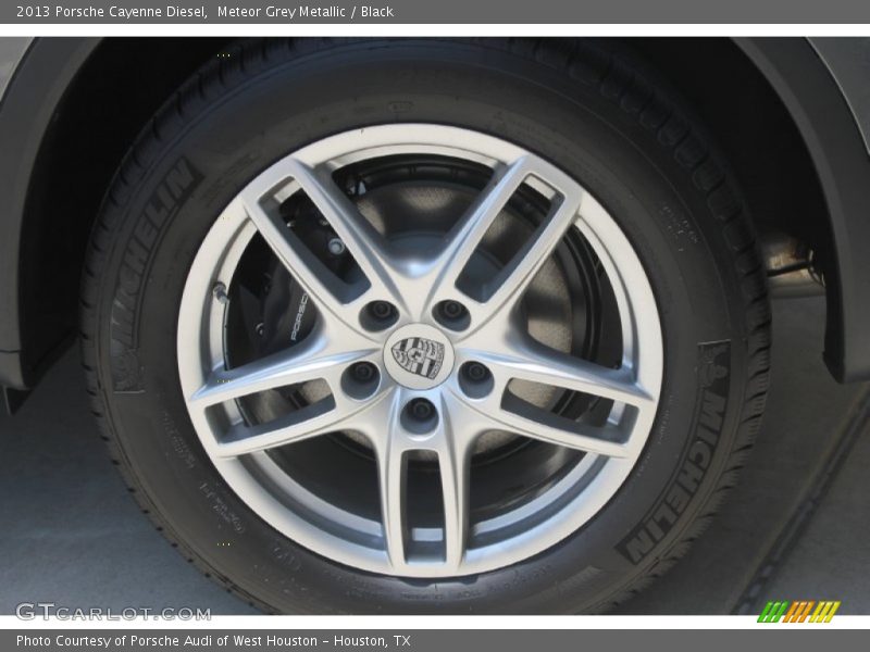 Meteor Grey Metallic / Black 2013 Porsche Cayenne Diesel
