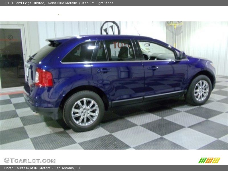 Kona Blue Metallic / Medium Light Stone 2011 Ford Edge Limited