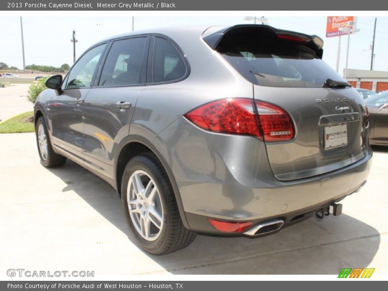 Meteor Grey Metallic / Black 2013 Porsche Cayenne Diesel