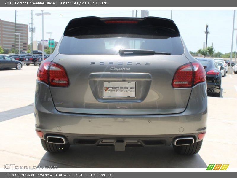 Meteor Grey Metallic / Black 2013 Porsche Cayenne Diesel