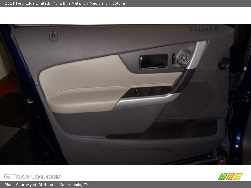 Kona Blue Metallic / Medium Light Stone 2011 Ford Edge Limited
