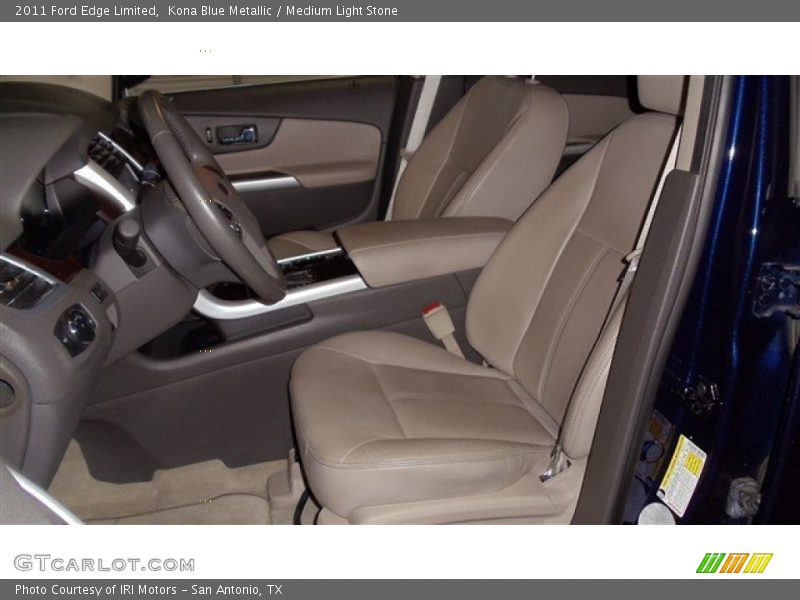 Kona Blue Metallic / Medium Light Stone 2011 Ford Edge Limited